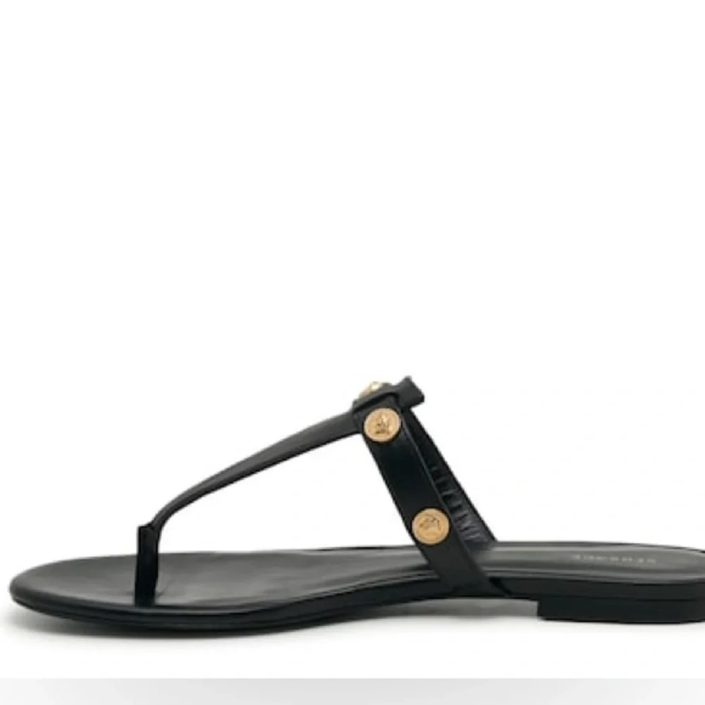 NWT Versace Medusa Emblem Stud Sandals Including Dust Bag Box Authenticity Card - Picture 2 of 15